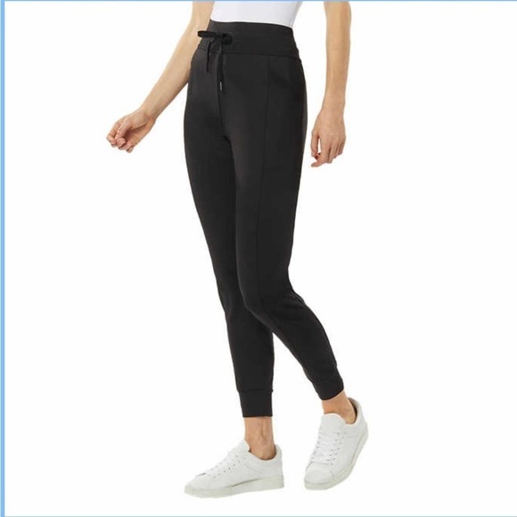 Joggers 32 degrees drawstring Side pockets Heather Green Joggers Size Large NWT - Picture 1 of 8